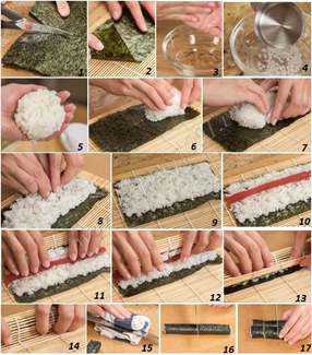 Как готовить суши дома