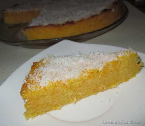Манник: рецепт воздушного пирога с лимонным сиропом