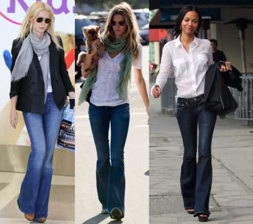 Широкие джинсы снова возвращаются в моду фото
